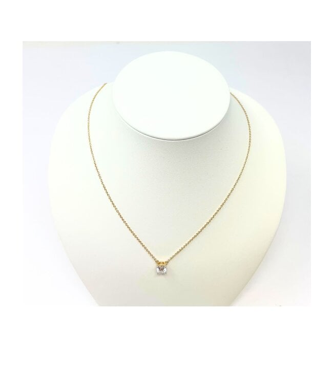 ELLA STEIN Lab-Grown 1.00 Ct Round Diamond Necklace