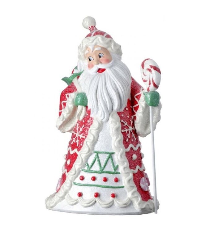 18" Resin Candylicious Santa W/Lollipop