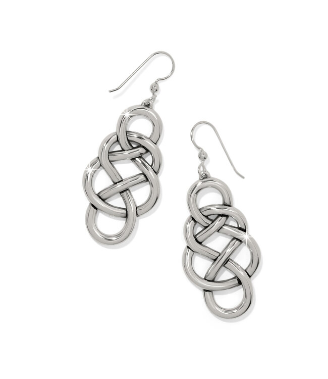 BRIGHTON Interlok Braid Drop French Wire Earrings