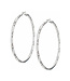 BRIGHTON Grande Charm Hoop Earrings Silver