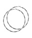 BRIGHTON Grande Charm Hoop Earrings Silver