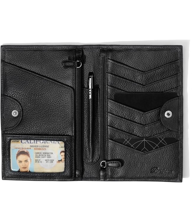 BRIGHTON Ferrara Folio Wallet Black
