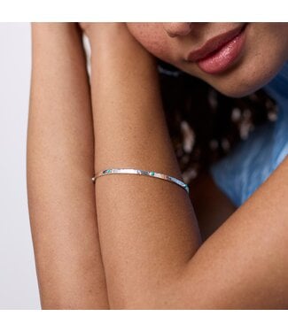 JULIE VOS Crescent Stone Bangle