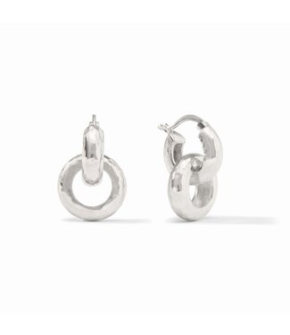 JULIE VOS Catalina 2-in-1 Earring Silver