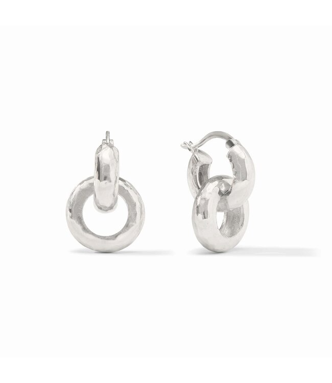 JULIE VOS Catalina 2-in-1 Earring Silver
