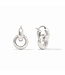 JULIE VOS Catalina 2-in-1 Earring Silver
