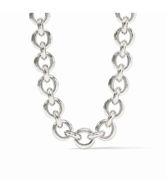 JULIE VOS Cannes Link Necklace Silver