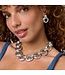JULIE VOS Cannes Link Necklace Silver