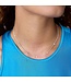 JULIE VOS Celeste Delicate Station Necklace Silver Cubic Zirconia