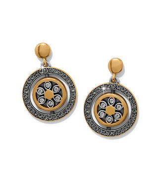 BRIGHTON Flora Two Tone Petite Post Drop Earring