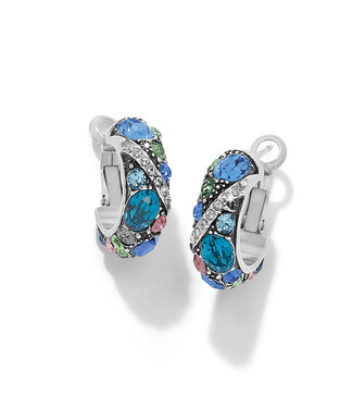 BRIGHTON Trust Your Journey Blues Hoop Earrings