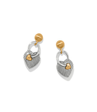 BRIGHTON One Heart Post Drop Earrings