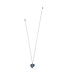 BRIGHTON Trust Your Journey Blues Heart Necklace