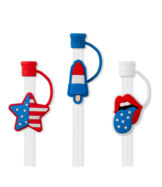 SWIG Straw Topper - Sold as Set