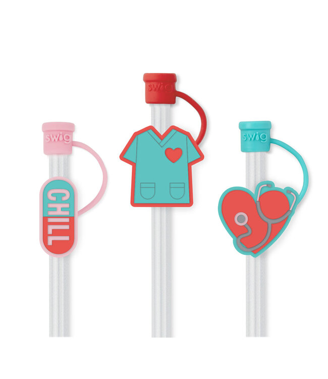 SWIG Straw Topper - Sold as Set