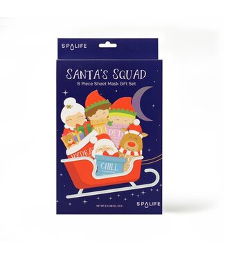 Santa's Squad 6 Piece Sheet Mask Gift Set