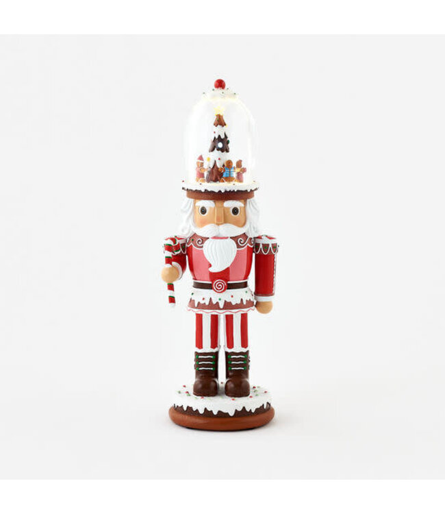 Peppermint Nutcracker with Music & Lights