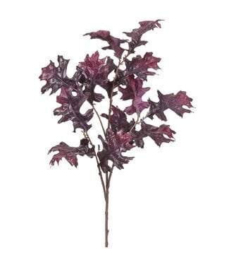 28" Oak Leaf Spray Purple Two Tone