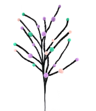 Felt Ball Twig Spray
