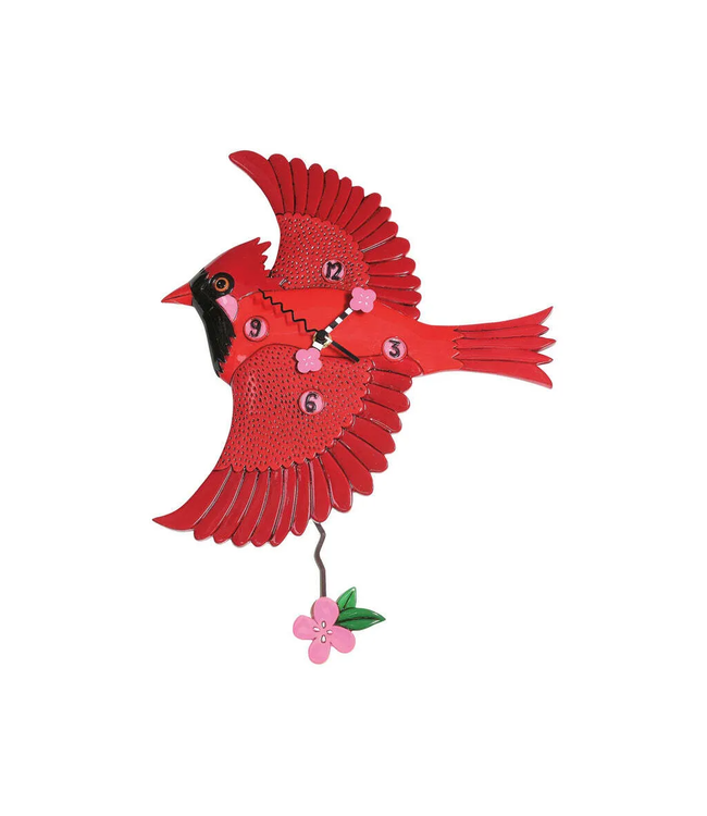 ALLEN CLOCKS Cardinal's Song l Wall Clock
