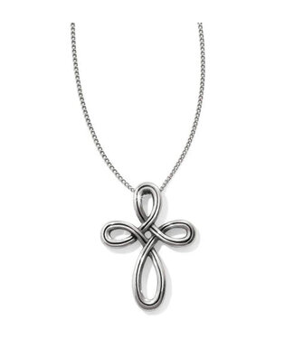 BRIGHTON Interlok Petite Cross Necklace