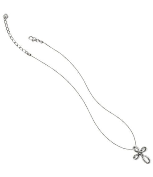 BRIGHTON Interlok Petite Cross Necklace