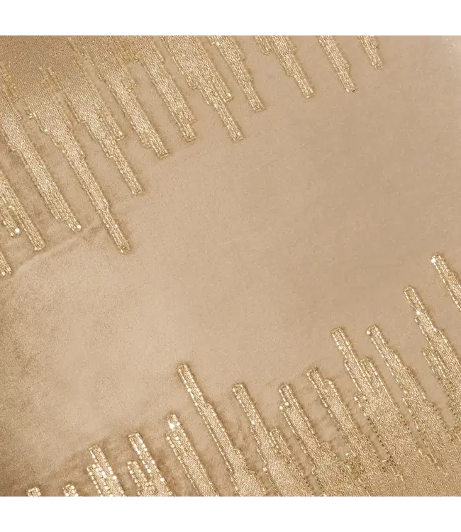 Sayra Stone Gold Pillow 22x22