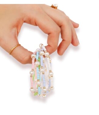 BEADED BLONDES Pearl Bracelet