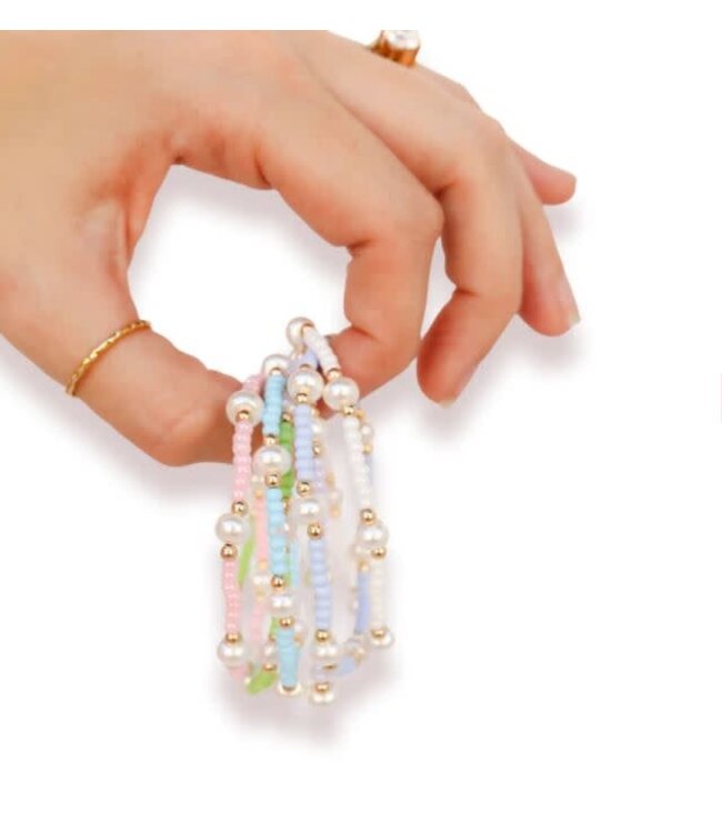 BEADED BLONDES Pearl Bracelet