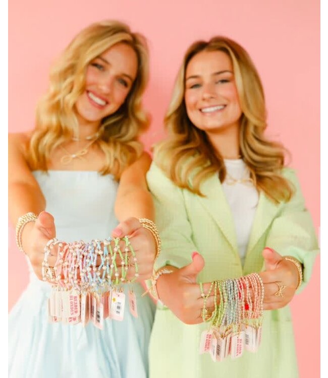 BEADED BLONDES Pearl Bracelet