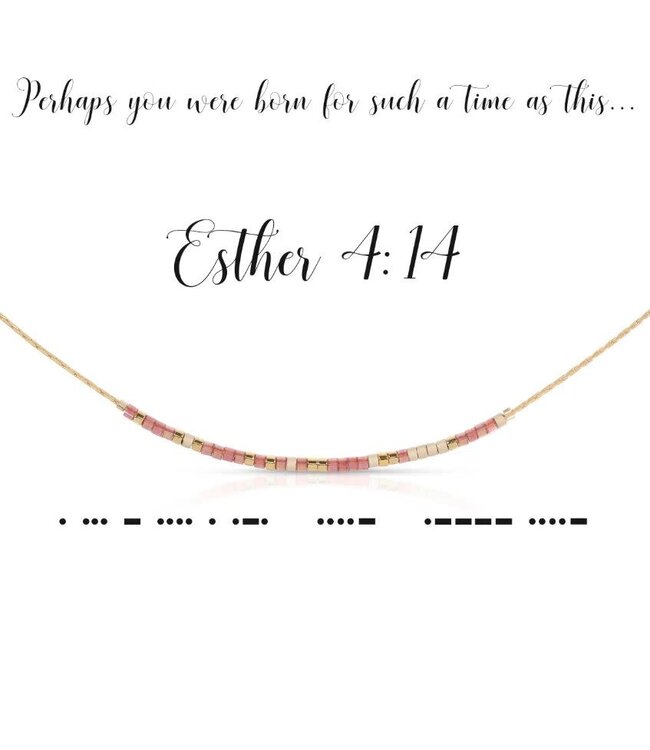 DOT & DASH Esther 4:14 Necklace