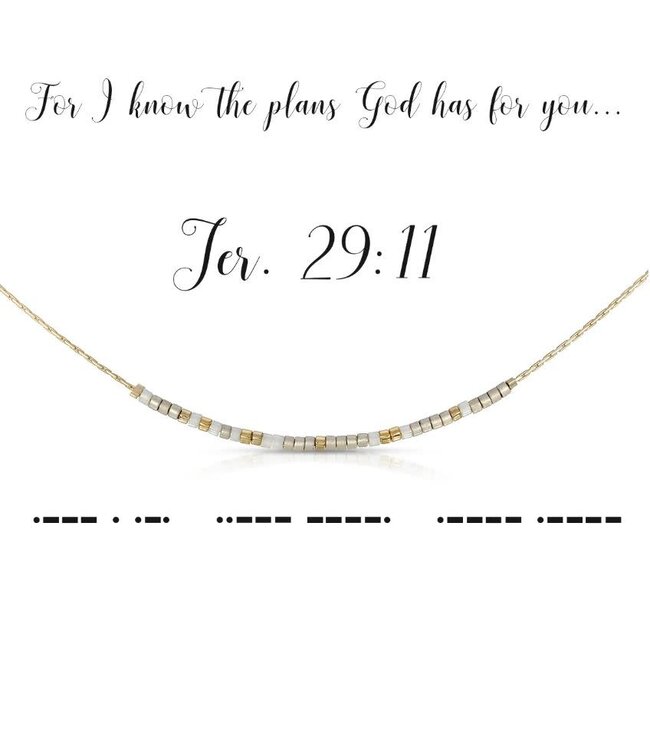 DOT & DASH Jeremiah 29:11 Necklace