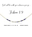 DOT & DASH Joshua 1:9 Necklace