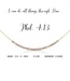 DOT & DASH Philippians 4:13 Necklace