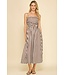 Kylee Striped Midi Dress
