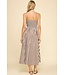 Kylee Striped Midi Dress