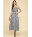 Kylee Striped Midi Dress