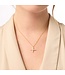 JULIE VOS Gumdrop Cross Delicate Necklace