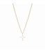 JULIE VOS Gumdrop Cross Delicate Necklace
