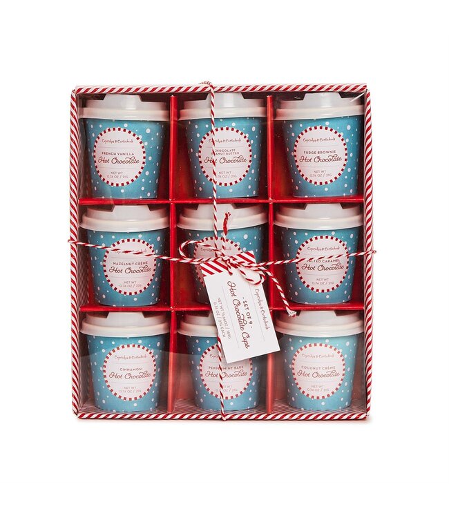 Holiday Hot Cocoa Set in Gift Box Set of 9