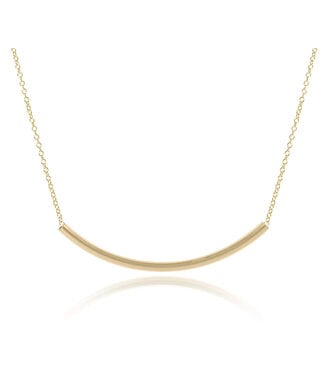 ENEWTON 16" Necklace Gold - Bliss Bar Smooth