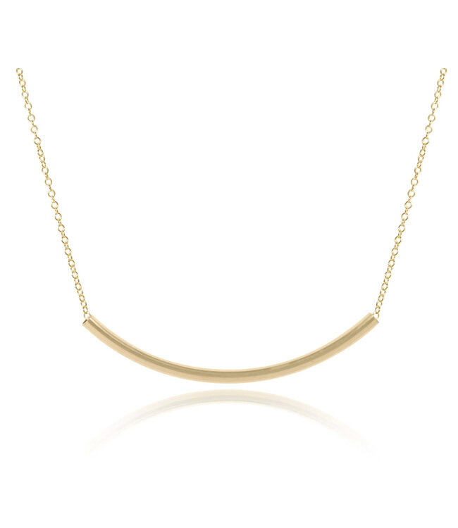 ENEWTON 16" Necklace Gold - Bliss Bar Smooth