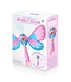 Fairy Butterfly LED Illuminating Bubble Wand Blower  In Gift Box