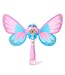 Fairy Butterfly LED Illuminating Bubble Wand Blower  In Gift Box