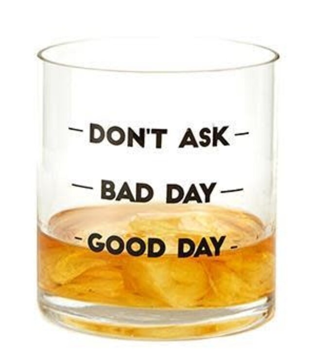 Don't Ask Double Old Fashion Glass in Gift Box