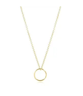 ENEWTON 16" Necklace Gold - Halo Gold Charm