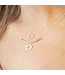 ENEWTON 16" Necklace Gold - Halo Gold Charm