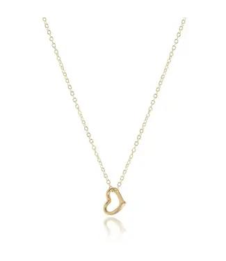 ENEWTON 16” Necklace Gold - Love Small Gold Charm