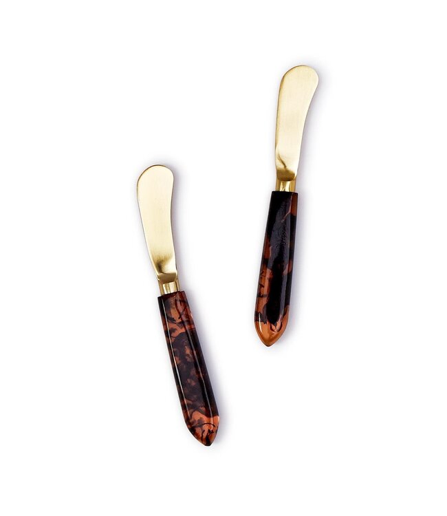 Tortoise Swirl Spreader on GC - Sold as Set