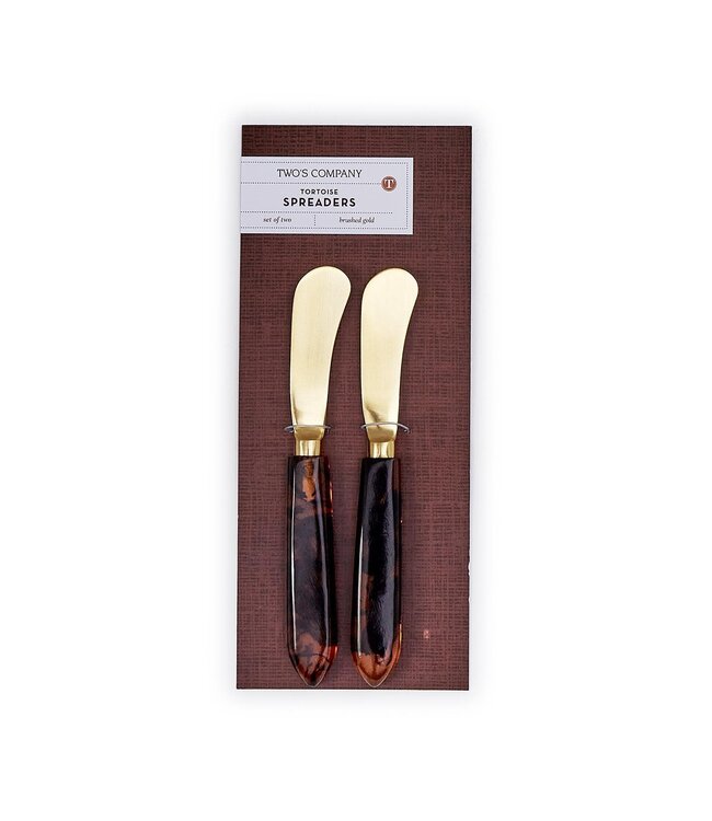 Tortoise Swirl Spreader on GC - Sold as Set